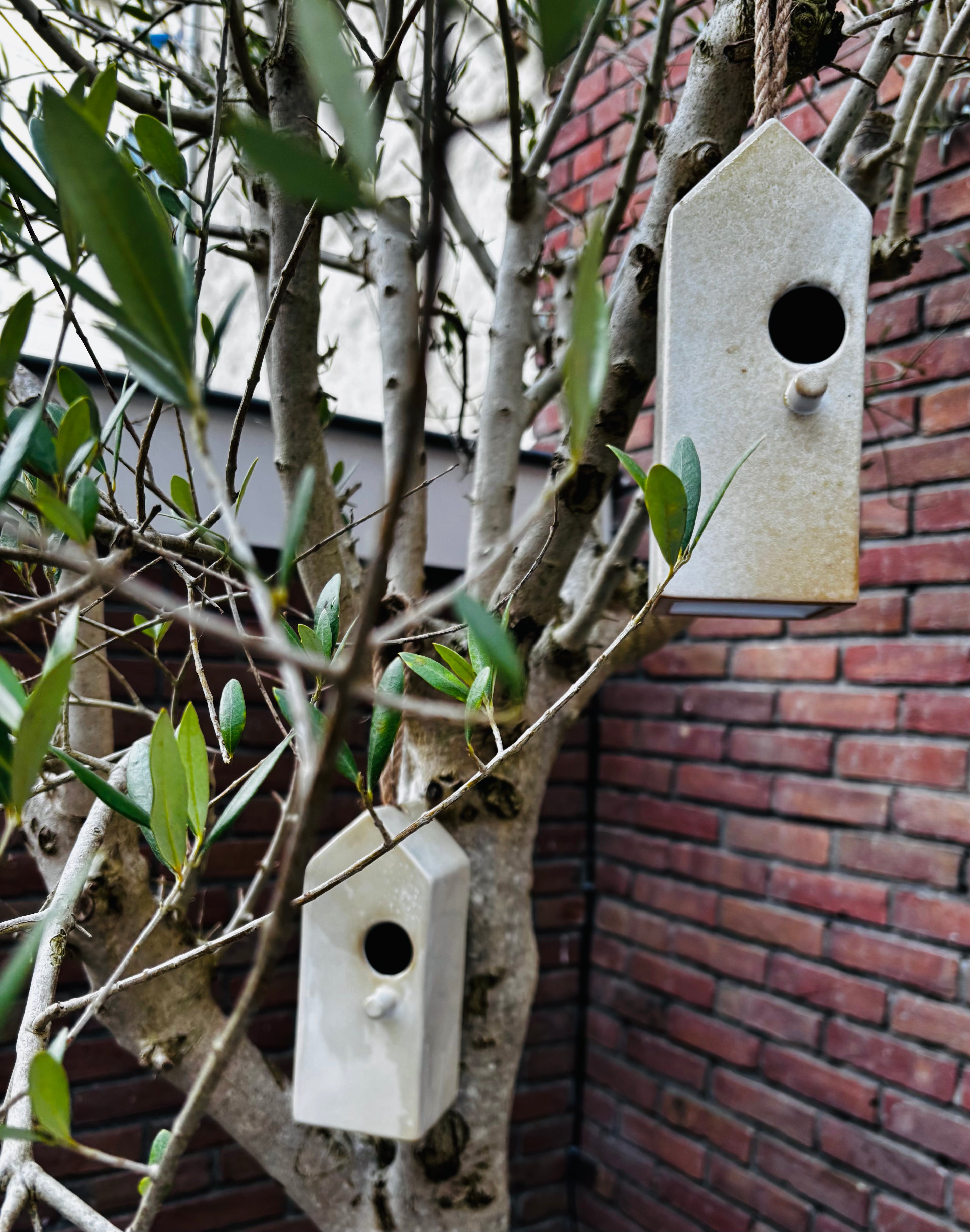Vogelhuisje | sand | 2 varianten