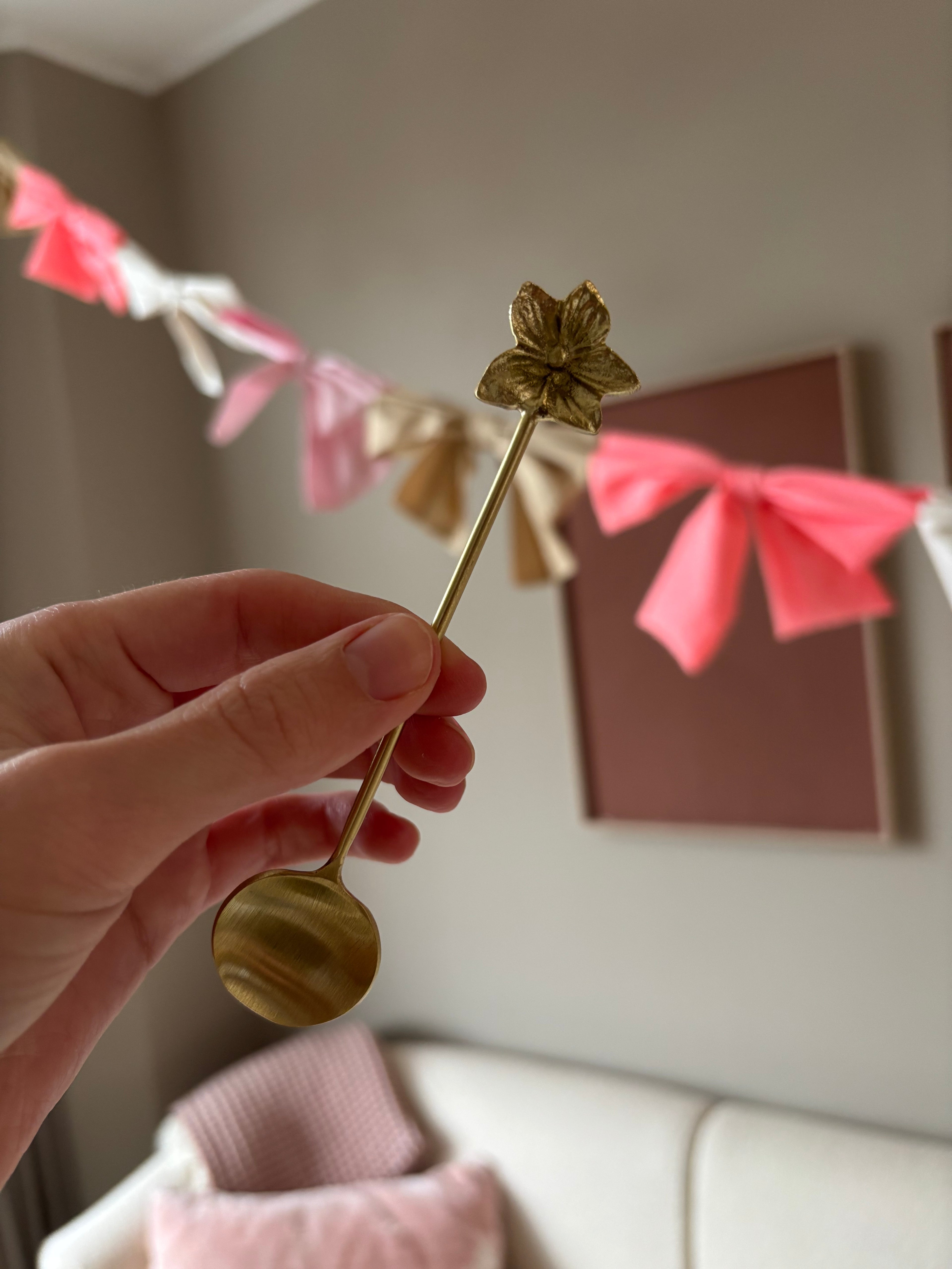 Gouden lepeltje | bloem