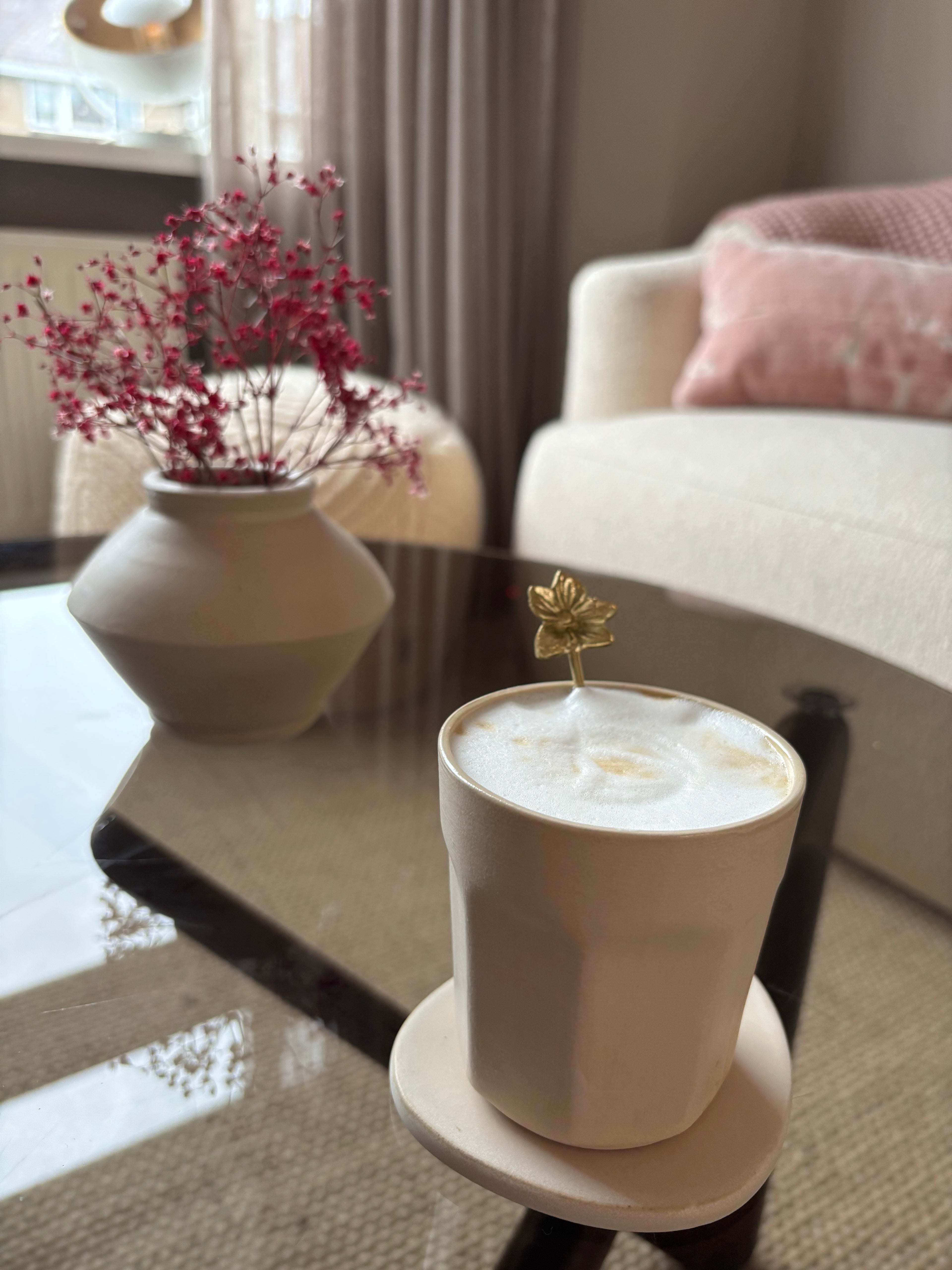 Gouden lepeltje | bloem