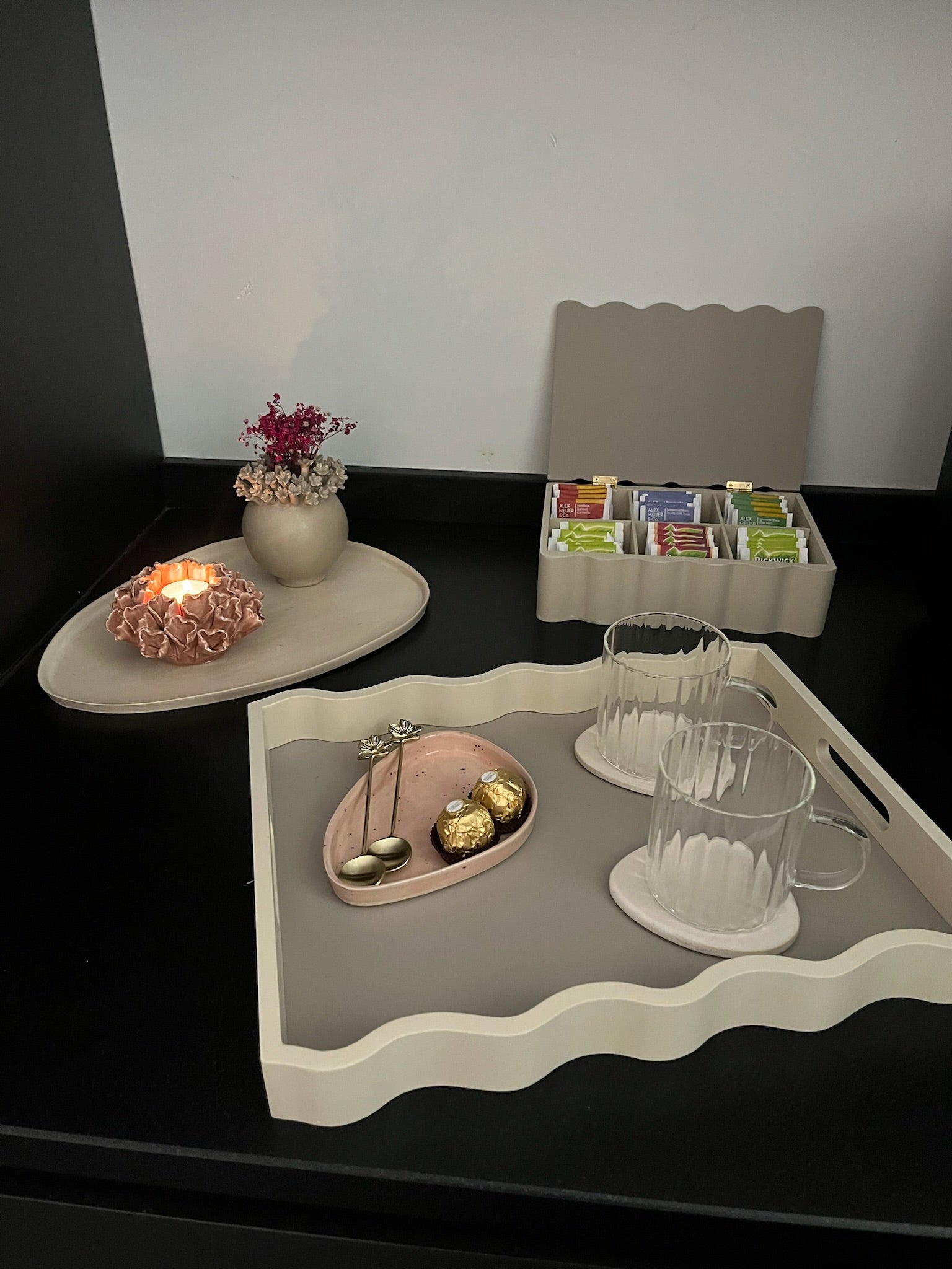 Dienblad | Gusta | Beige