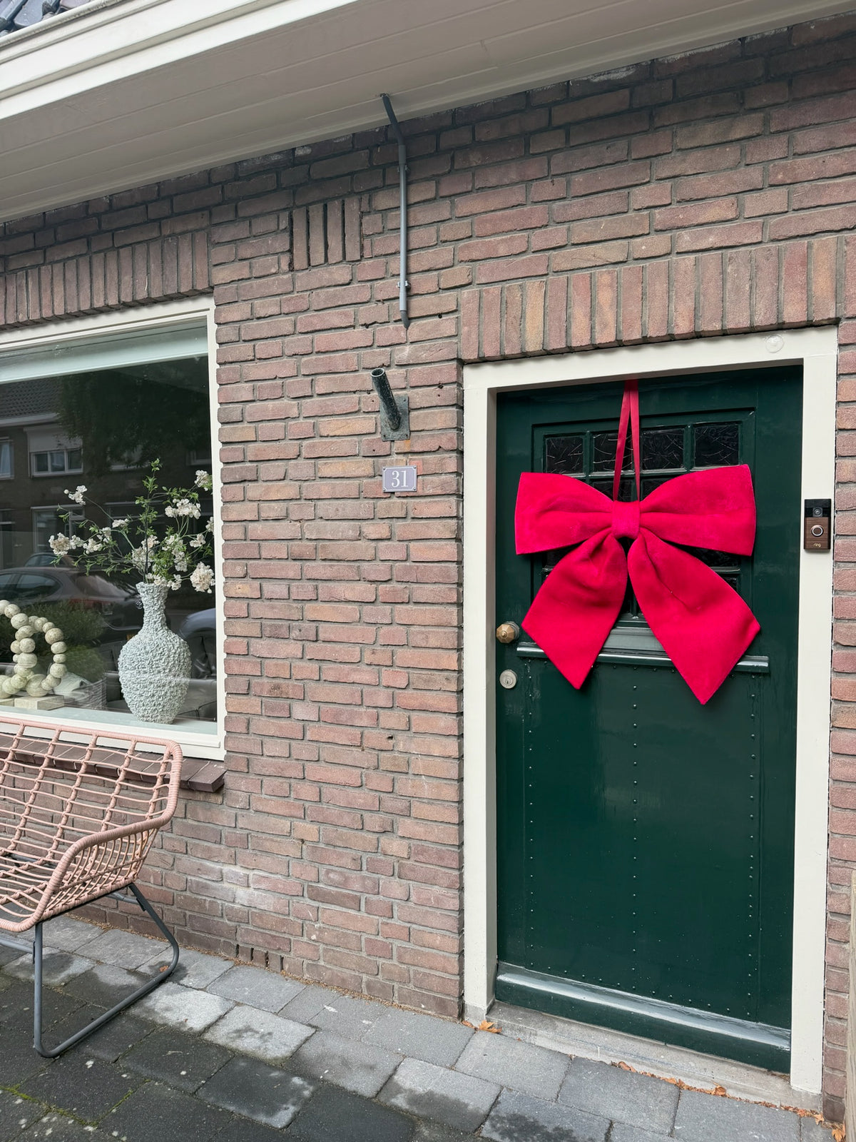 Voordeurstrik | rood