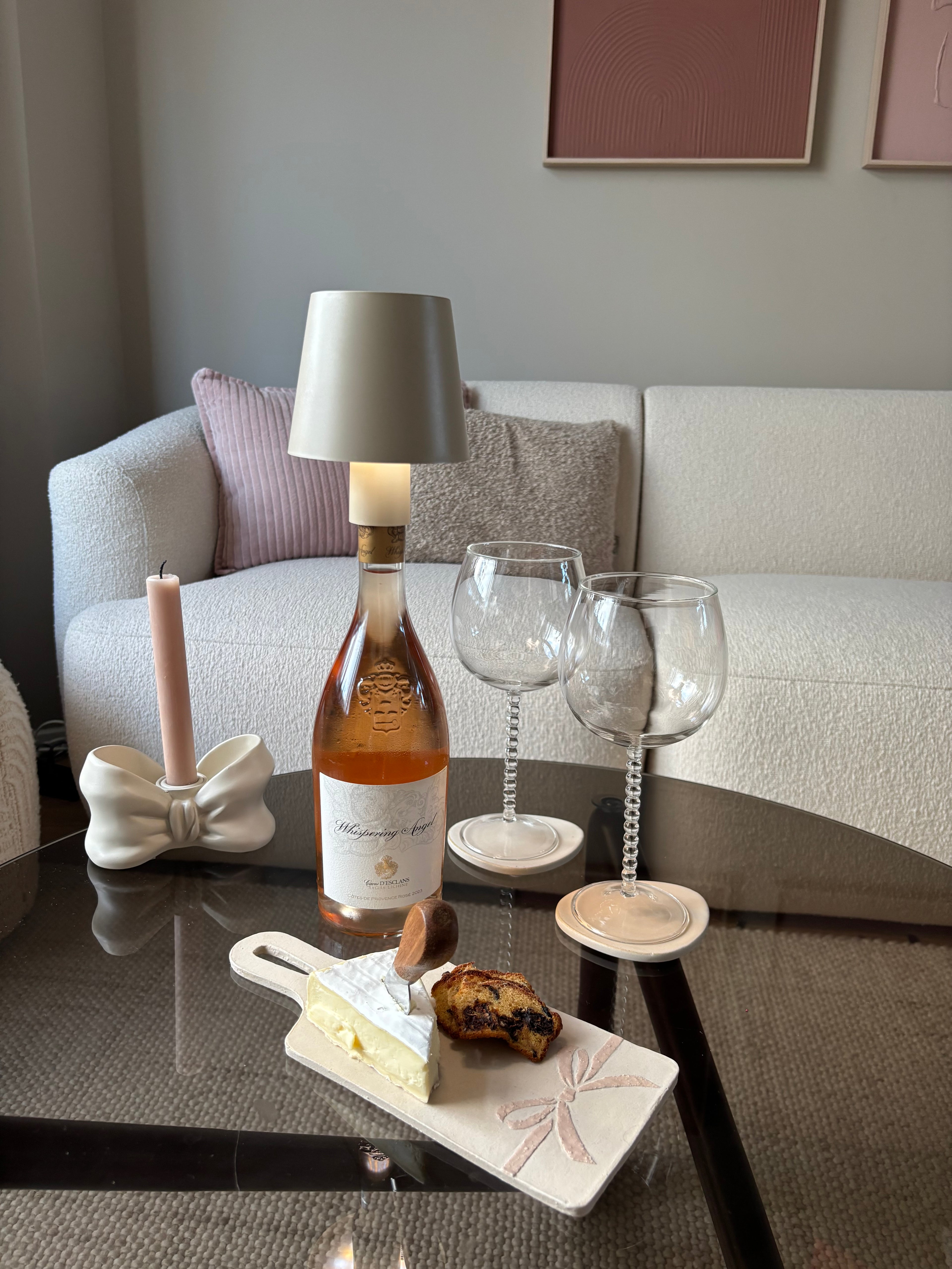 Flessenlamp | Led | Sand | 3 standen