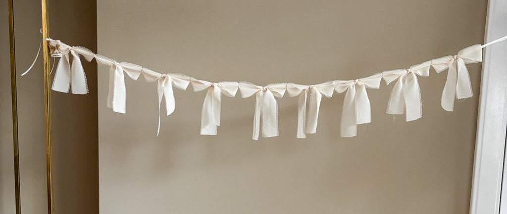 Strikkenslinger | kleine strikjes | Off white | 1 meter