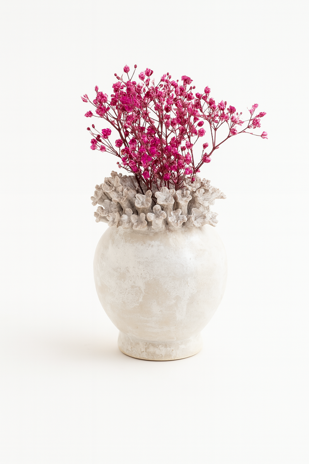 Vaas Noor - 10 cm doorsnee wit