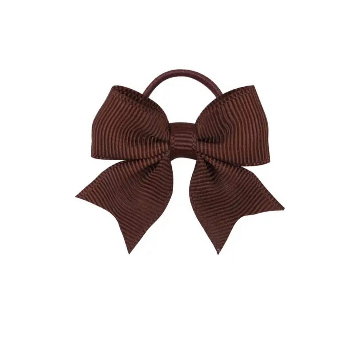 Haar elastiekje met strik (set van 2)