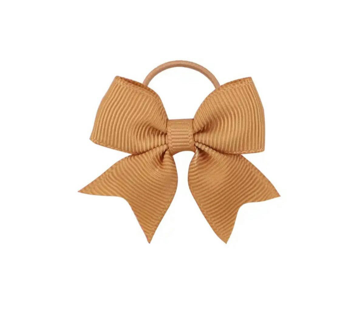 Haar elastiekje met strik (set van 2)