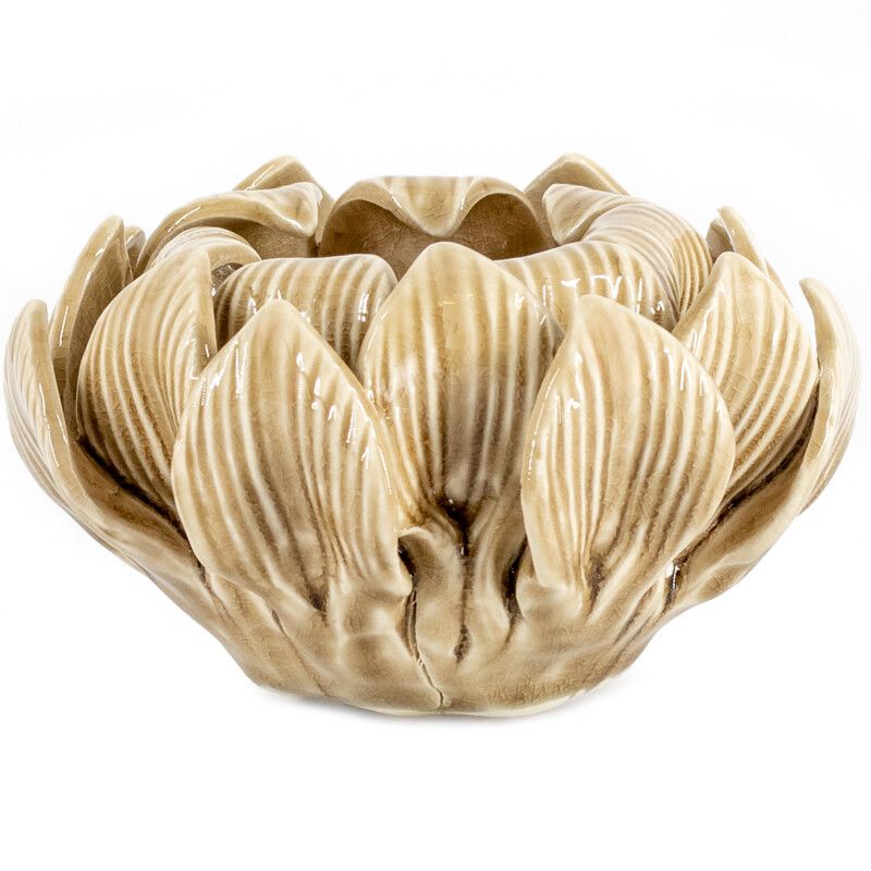 Keramieken waxinelichthouder | bloem | 4 varianten