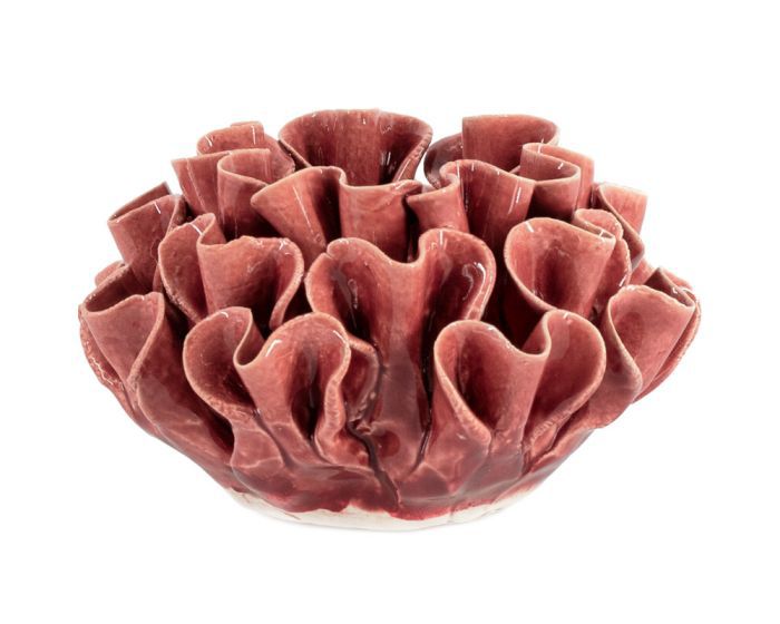 Keramieken waxinelichthouder | bloem | 4 varianten