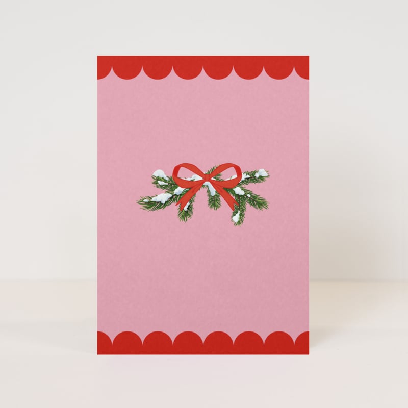 Kerstkaart | Ribbon Branch